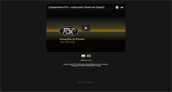 Desktop Screenshot of equipamientosfox.com