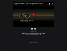 Tablet Screenshot of equipamientosfox.com